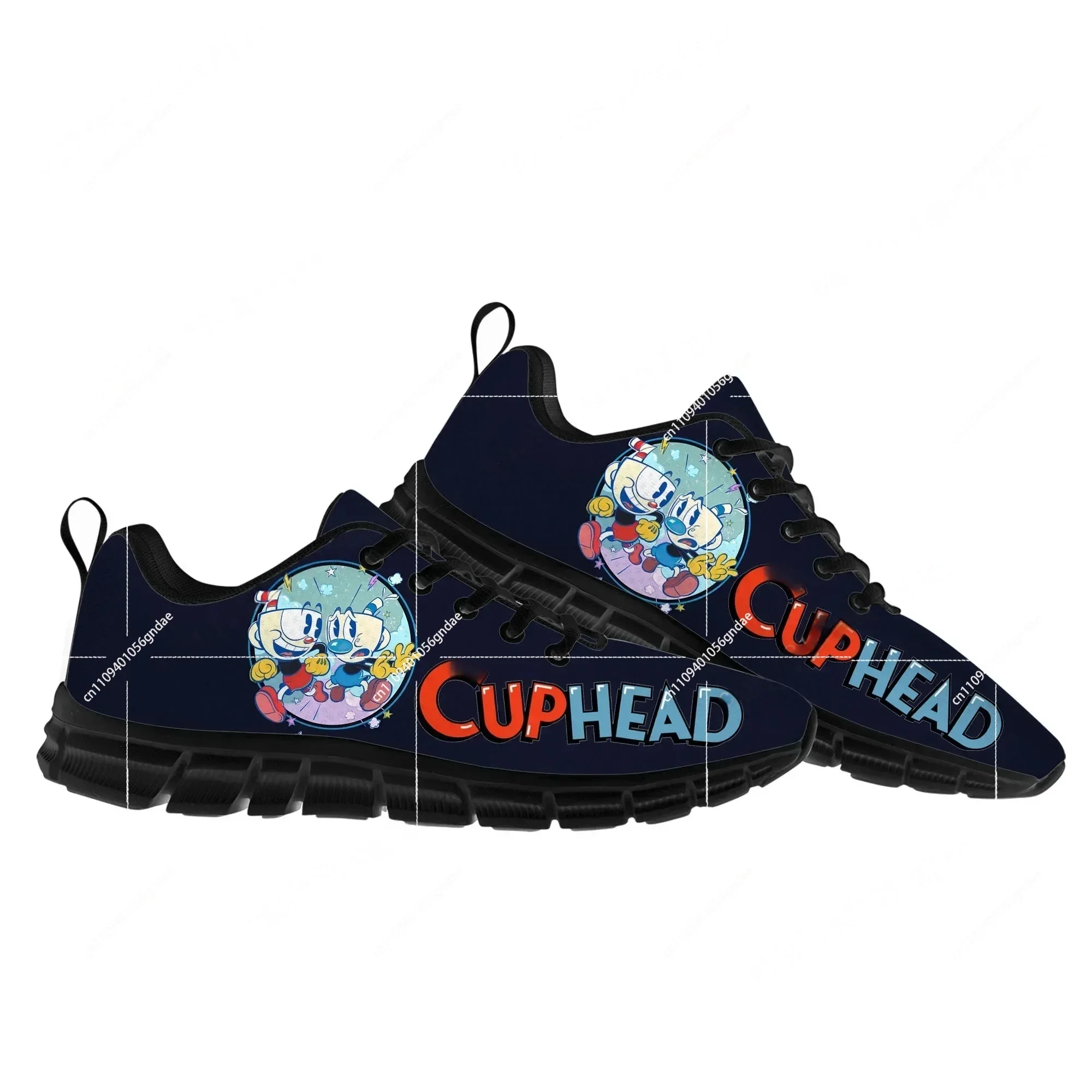 

Hot Cupheads Mugmans Cartoon Game Sports Shoes Men Women Sneakers Sneaker Custom Built Shoes