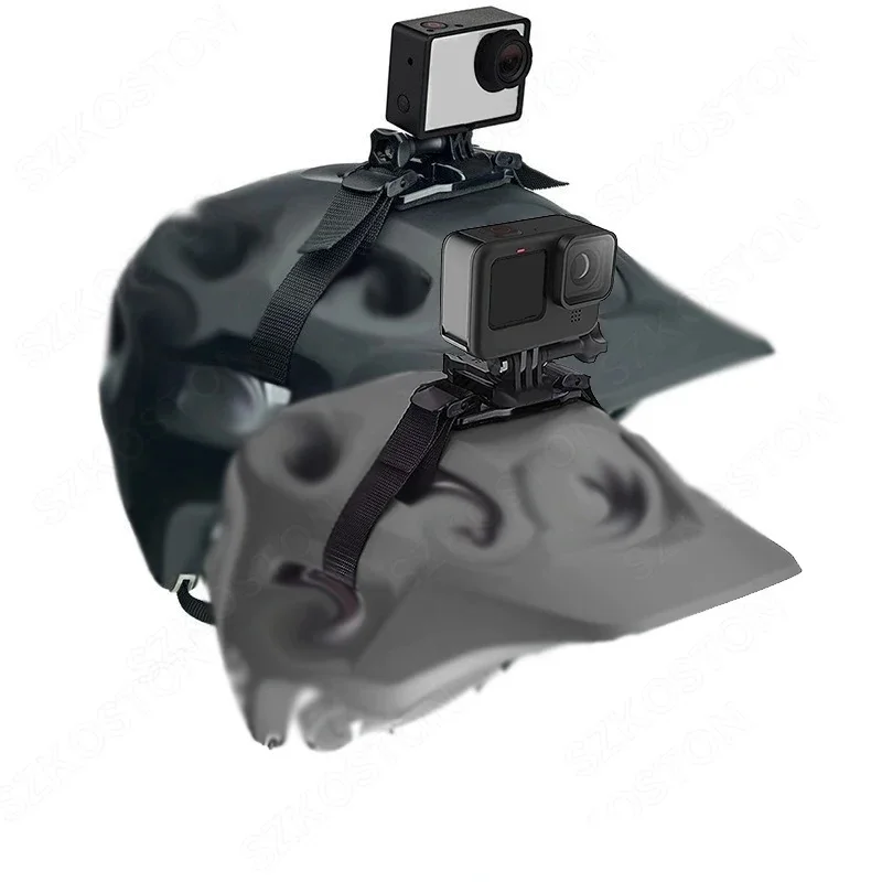 Adjustable Bicycle Helmet Headband Holder Strap for Insta 360 X5 X4 Go Pro 13 12 11 10 DJI Action 6 5 4 Mount Bracket Accessory