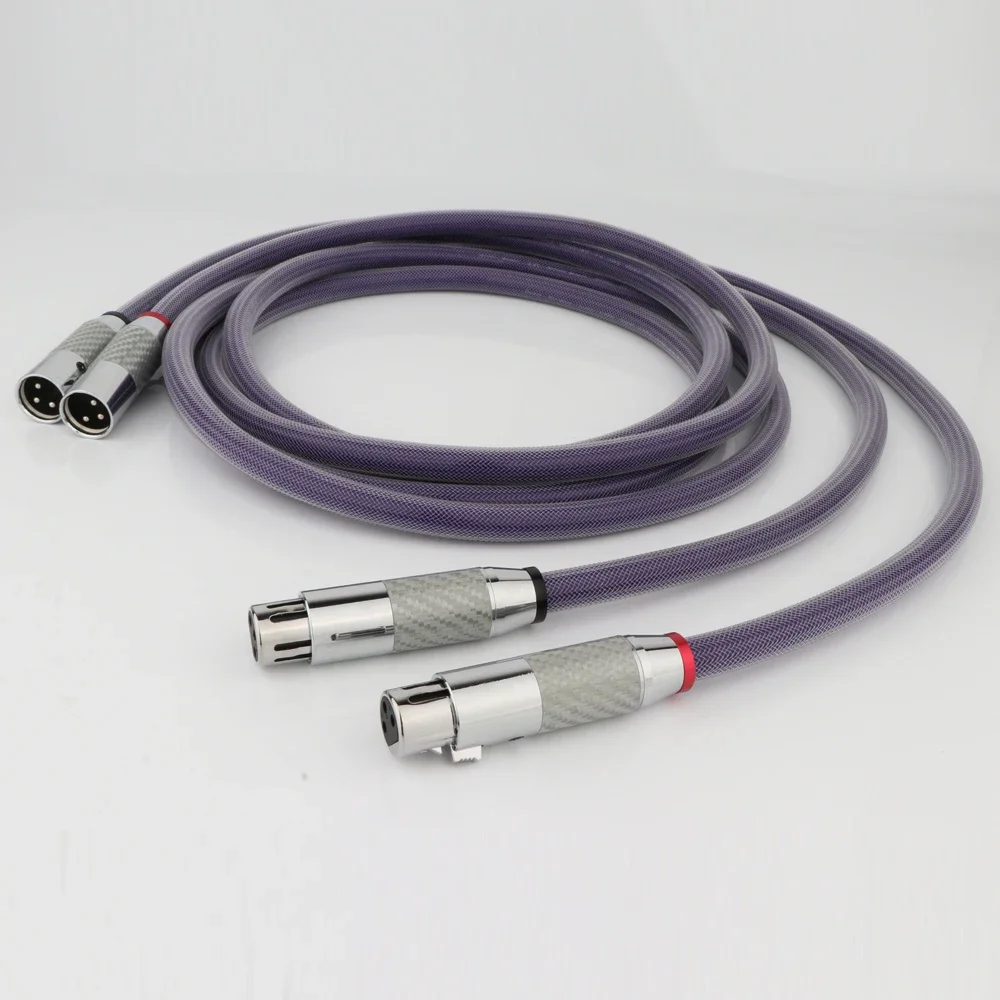 18-Gauge-XLR-Mikrofonkabel, 1 Paar, männlich zu weiblich, 3-polig, nylonummantelt, symmetrische Leitungen mit OCC-Kupferleitern – Detail 2