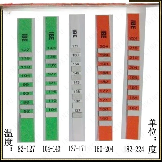 

IBE bonding machine temperature test paper imported temperature test paper