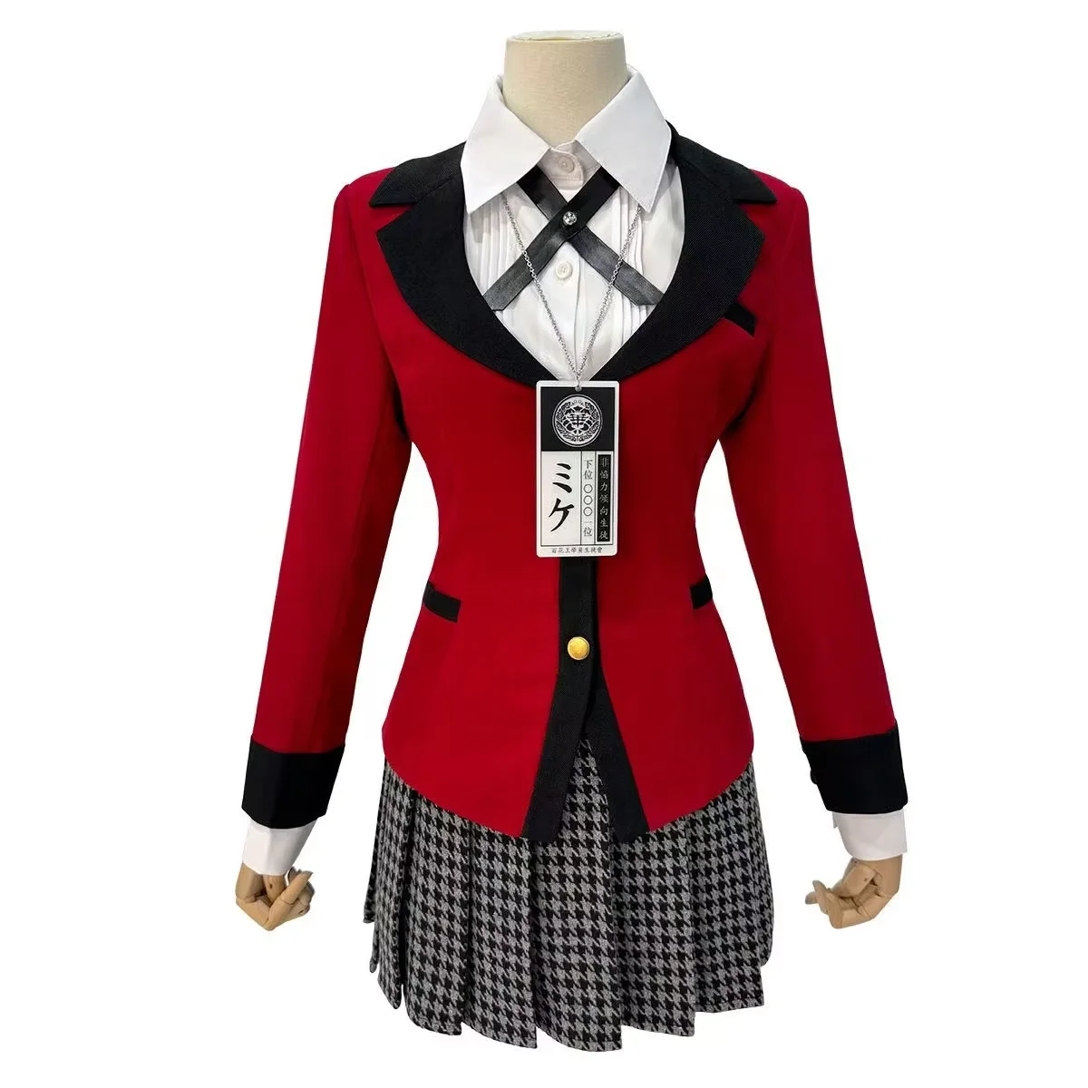 

Kakegurui Yumeko Jabami Cosplay Costumes School Uniform Suit For Girl Halloween Party Role Play Costume Comic Con Outfit