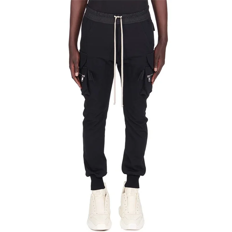 

Women's pants 2024 Summer New Elastic Knitted Slim Fit Pencil Pants Elastic waist pure cotton cargo pants y2k bundle foot pants