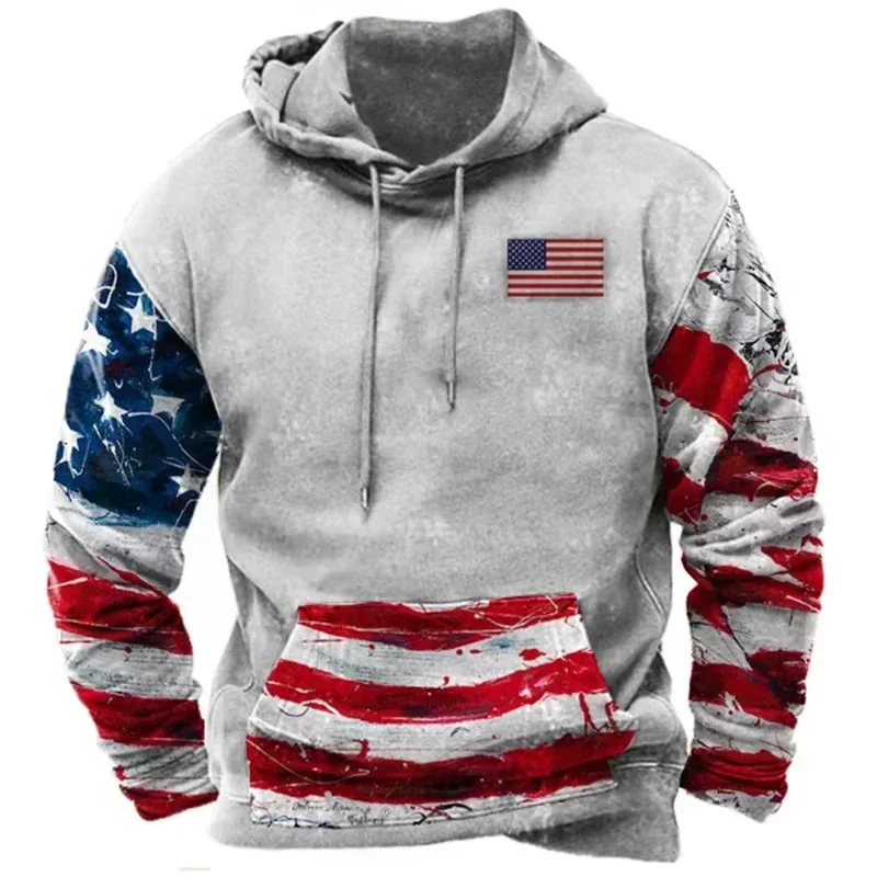 

Fit Autumn and Winter Men's Clothing 3d Printed Men's Fashion Style Hoodie Men Loose Casual Oversized Fashion Retro Hoodie
