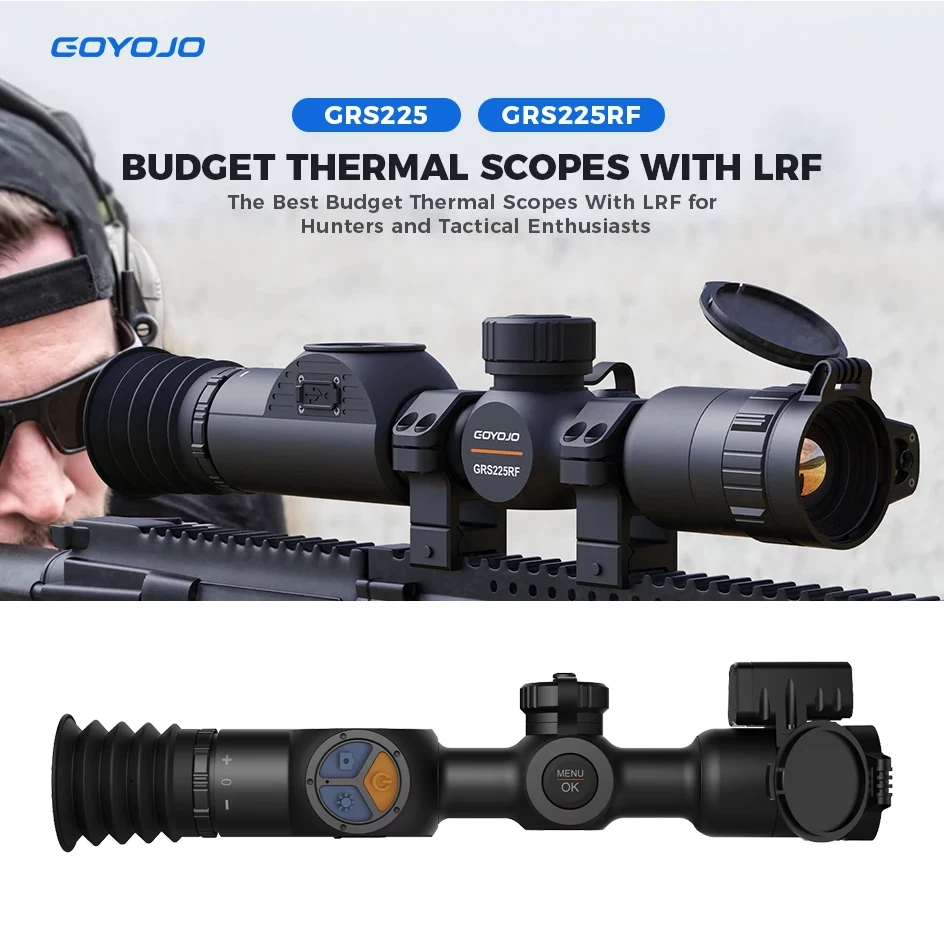 LongRangeThermalScopewithBuilt-inLaserRangefinderNewVideoRecordWirelessAPPforRifleHuntinginDayandNight1300m