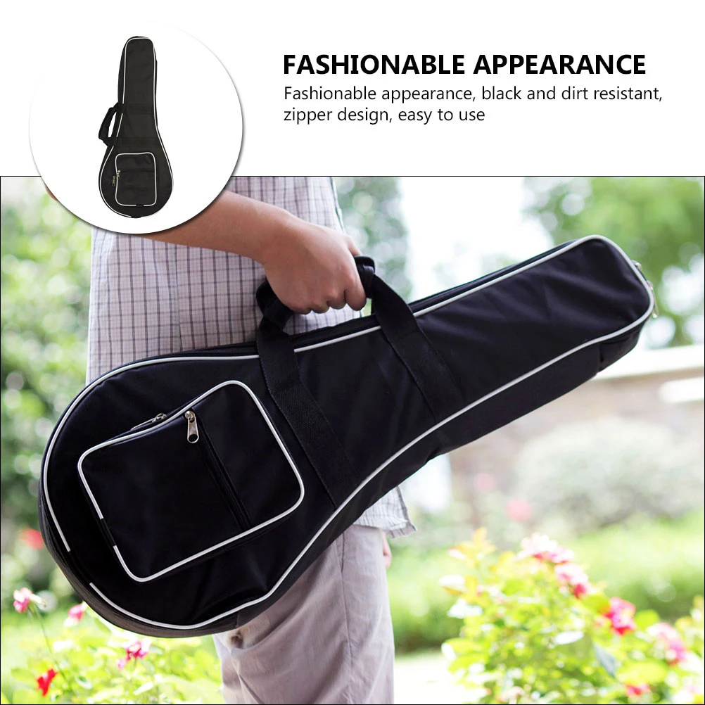 

Mandolin Bag Padded Storage Carrying Case Oxford Cloth Portable Lightweight Instrument Pouch for Guitar Accessories Gift Easy