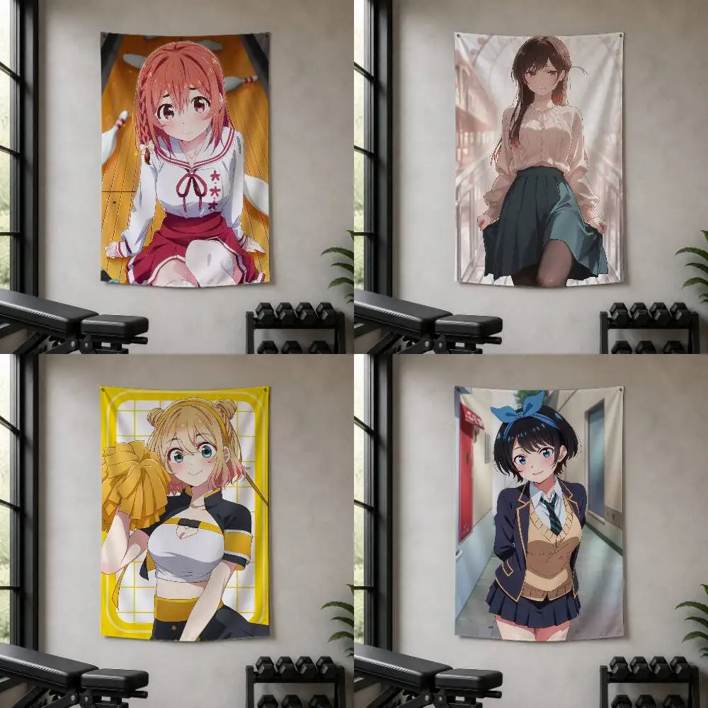 Rent-A-Girlfriend  Decorative Wall Flag Banner for Home Garden Garage Indoor Outdoor Decor