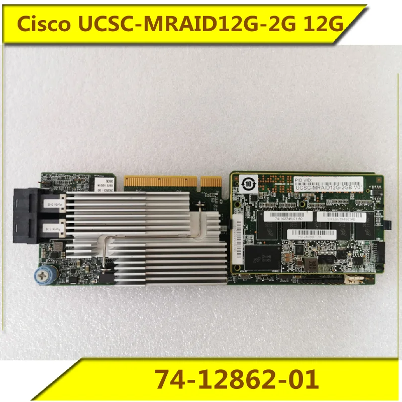 

Original For Cisco UCSC-MRAID12G-2G 12G array card V01 2G cache 74-12862-01