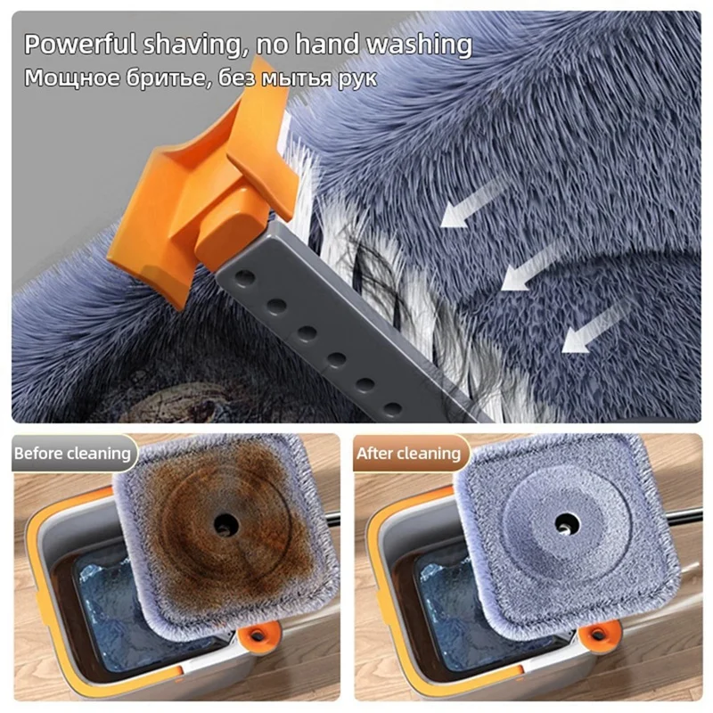 

AC39-40Pcs Floors Mop Cloth Pads For Joybos Mop Squeeze Mop Automatic Separation Rotating Cleaning Floors Mop Pads Cloth
