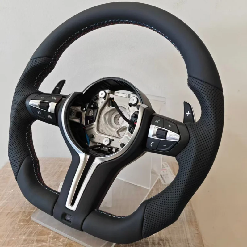 For BMW, can be fitted with vibration heating ACC T-shaped steering wheelFor 1234567 series E46 E90 E92 F10 F30