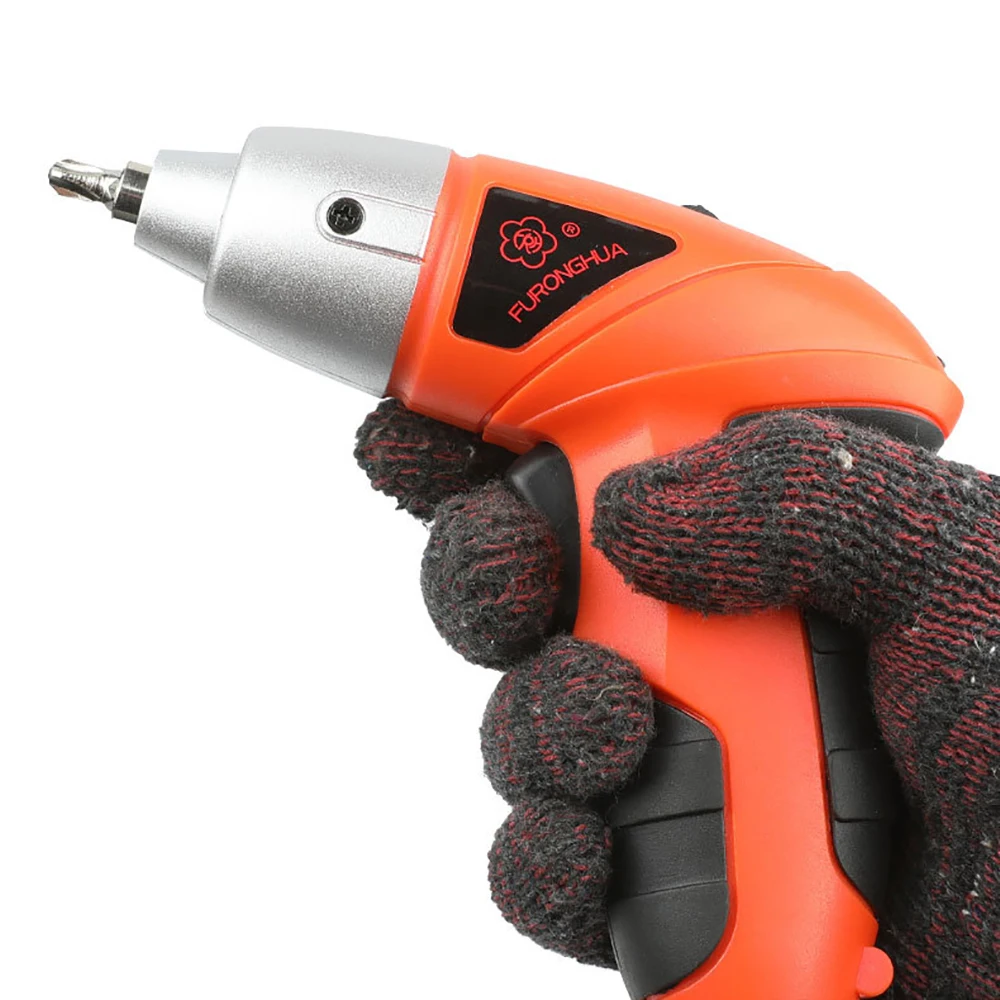 46 قطعة 3.6 فولت الحفر الكهربائية طقم أدوات كهربائية لاسلكية الصيانة المنزلية إصلاح 200 مللي أمبير بطارية ليثيوم مفك منزلي صغير #6