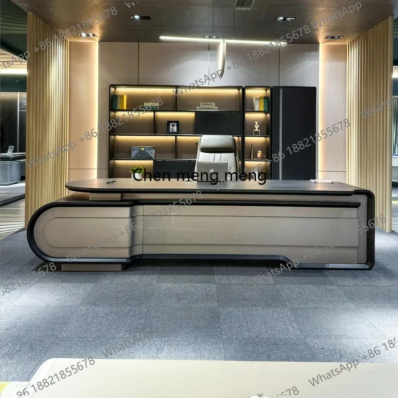 Designer Drawers Executive Desk Storage Strong Large Luxury Modern Office Desks Cheap Wood Mesa De Escritorio Office Furniture