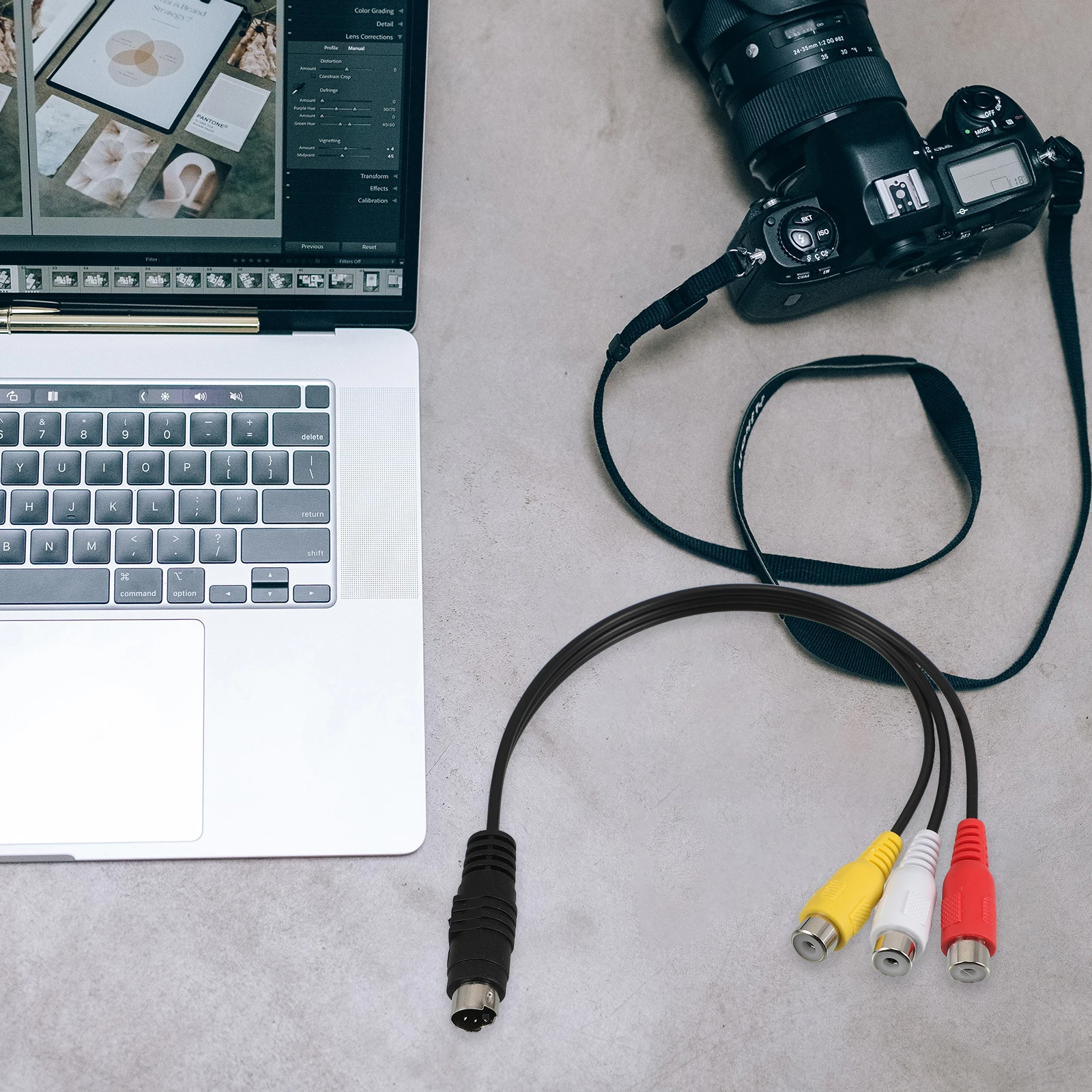 

Video Adapter Cable Conversion Cord Replacement for Wire Cords Copper Cables Audio