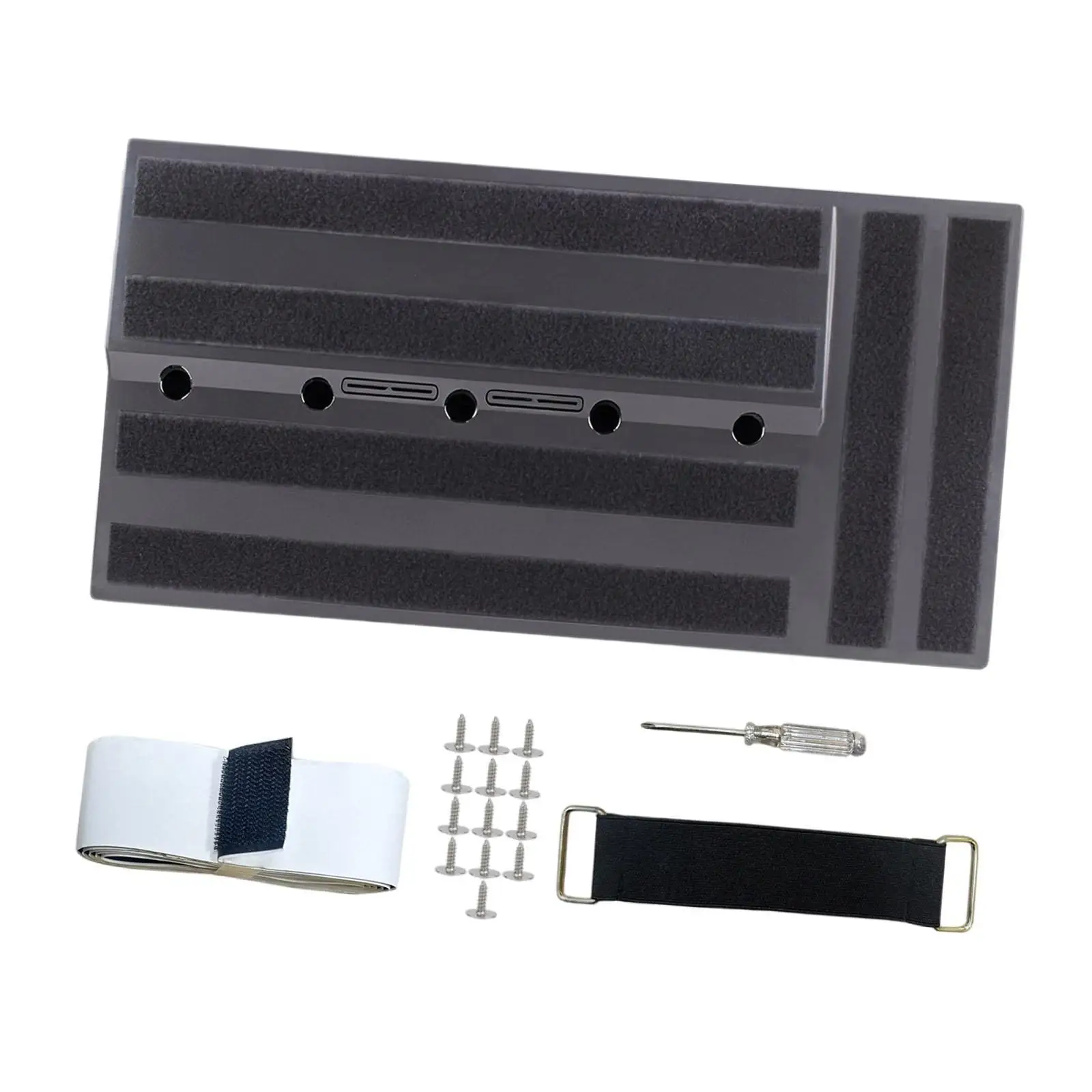 Black PP Pedal Board for Guitar Multi-effects Pedalboard with Quick Setup for Practice and Stage Use