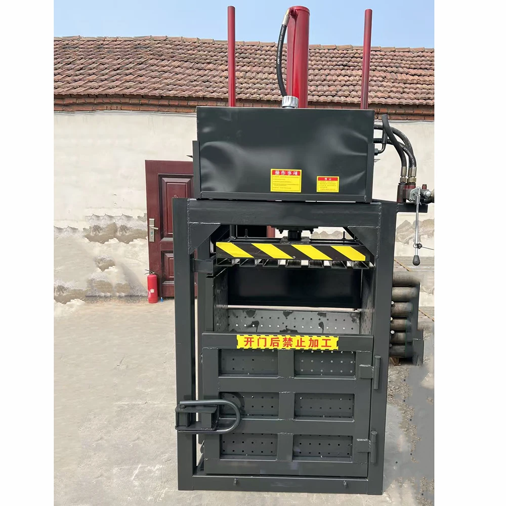 Customizable High-quality Vertical Hydraulic Baler For Compressing Plastic Film.