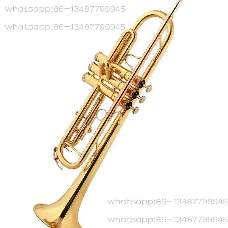Lark Trumpet Musical Instrument B-flat Beginner Grade Professional Grade Band Student School Trumpet Wind Instrument