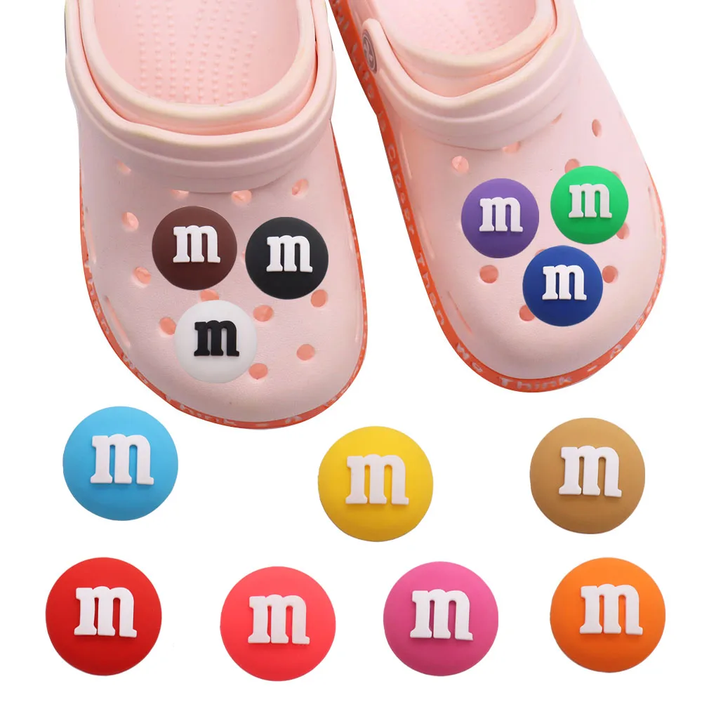 Mix 50 Stuks Pvc Cartoon Food Serie Chocolade Sandalen Schoen Bedels Accessoires Kids Designer Decoratie Diy Rugzak Kid Party Cadeau