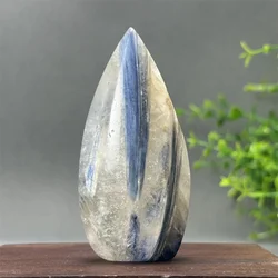 Natural Blue Kyanite Free Form Torch Reiki Energy Therapy Beauty Home Feng Shui Decoration Office Ornament Gift