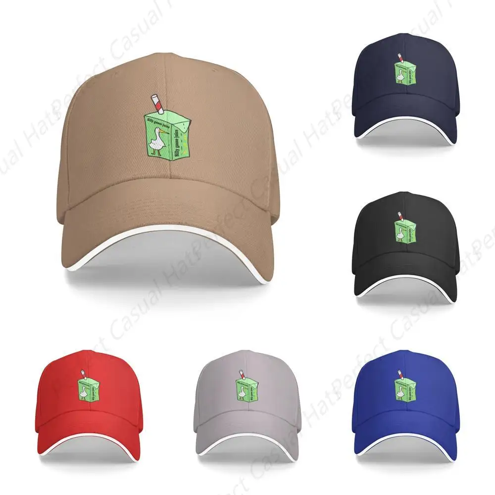 Funny Silly Goose Hat Cap Silly Goose Juice Hat Cowboy Cap Unisex Sandwich Caps Trucker Hat Men Women Outdoor Sport Sun Visor