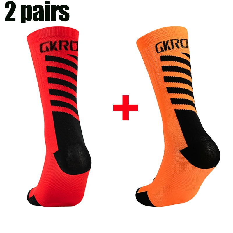 2pairs Neue Radfahren Socken Hohe Qualität Kompression Männer Bike Outdoor Frauen Laufen Professionelle Sport Laufen – Detail 9