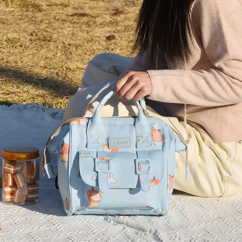 2026-new-maternity-diaper-bag-for-baby-mother-travel-cartoon-printing-fashion-multifunctional-outdoor-baby-backpack-for-mom