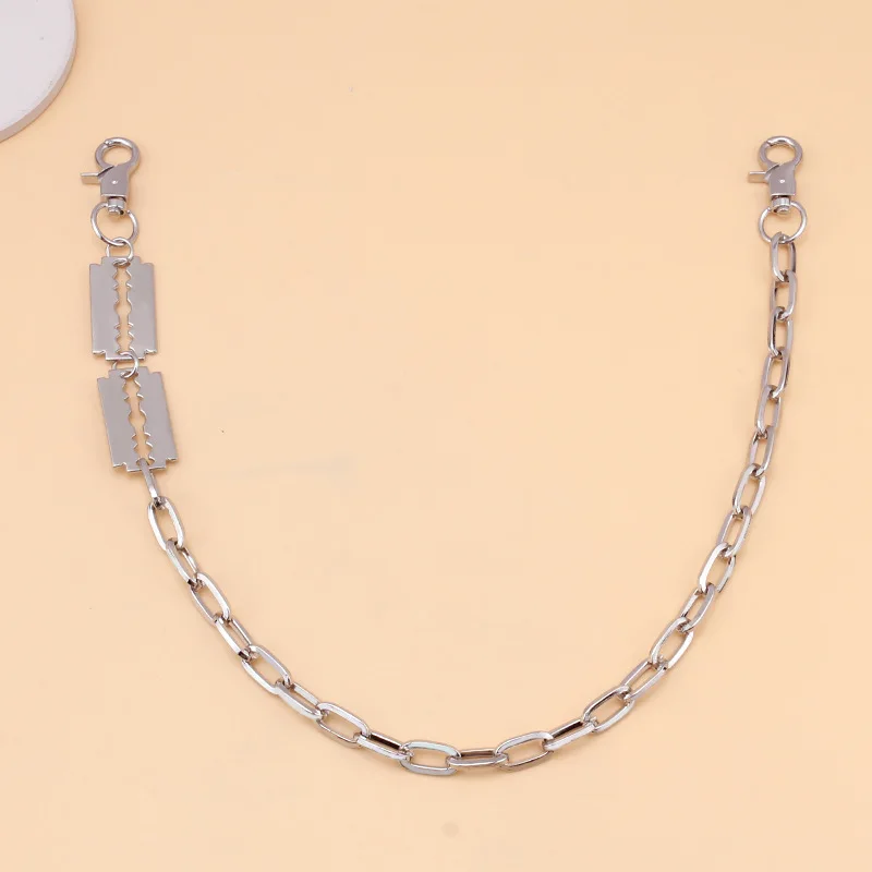 Hip-Hop-Punk-Hosenketten, geeignet für Männer und Frauen, Metallgürtelketten, Party- und Karneval-Accessoires – Detail 18