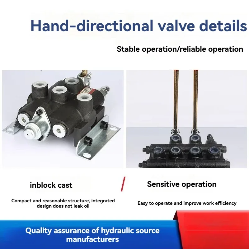 2026　L118 Integral Hydraulic Manual Control Valve Distributor L101 Multi-way Directional Valve Multi-way Valve