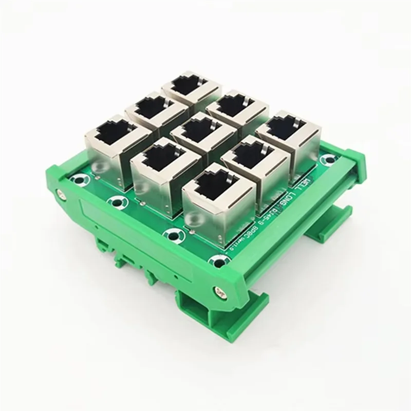AT63-BRK8P8CSJ Adapter Board Network Port Adapter Terminal Terminal Block, Connector DIN Rail Mountable