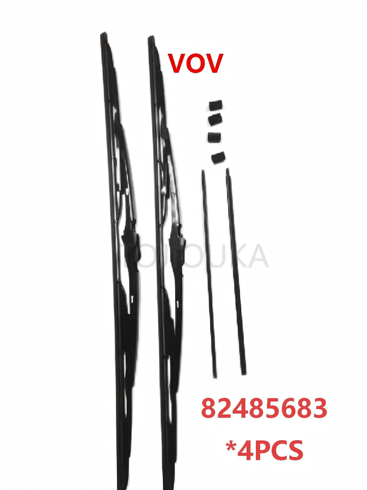 4 PCS IN 700MM Suitable For Volvo Mercedes -Benz Truck With Long Spray Wiper Slices OEM 82485683 82485681 A0018205445 0018205445