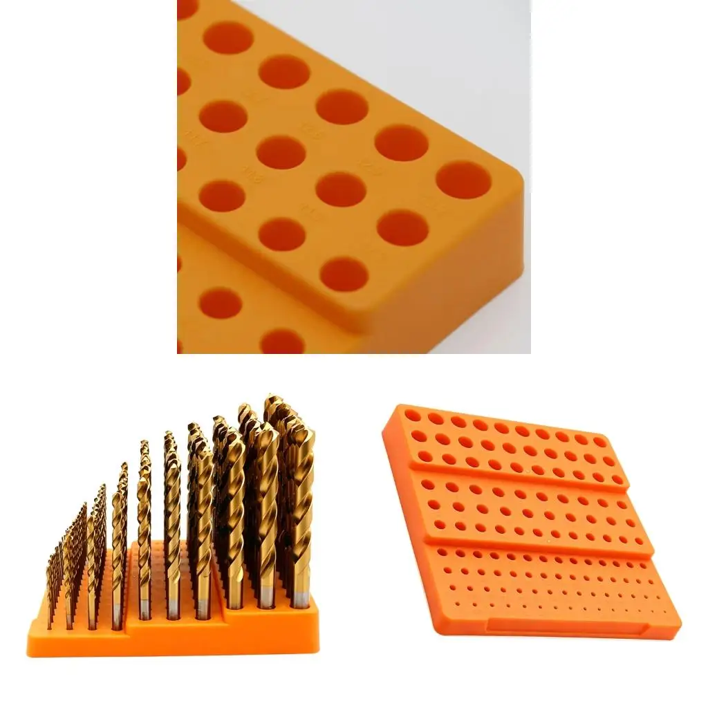 121 Hole Drill Bit Box Perfect For 1mm To 13mm Tool Milling Cutter Bit Storage Box Space Efficient