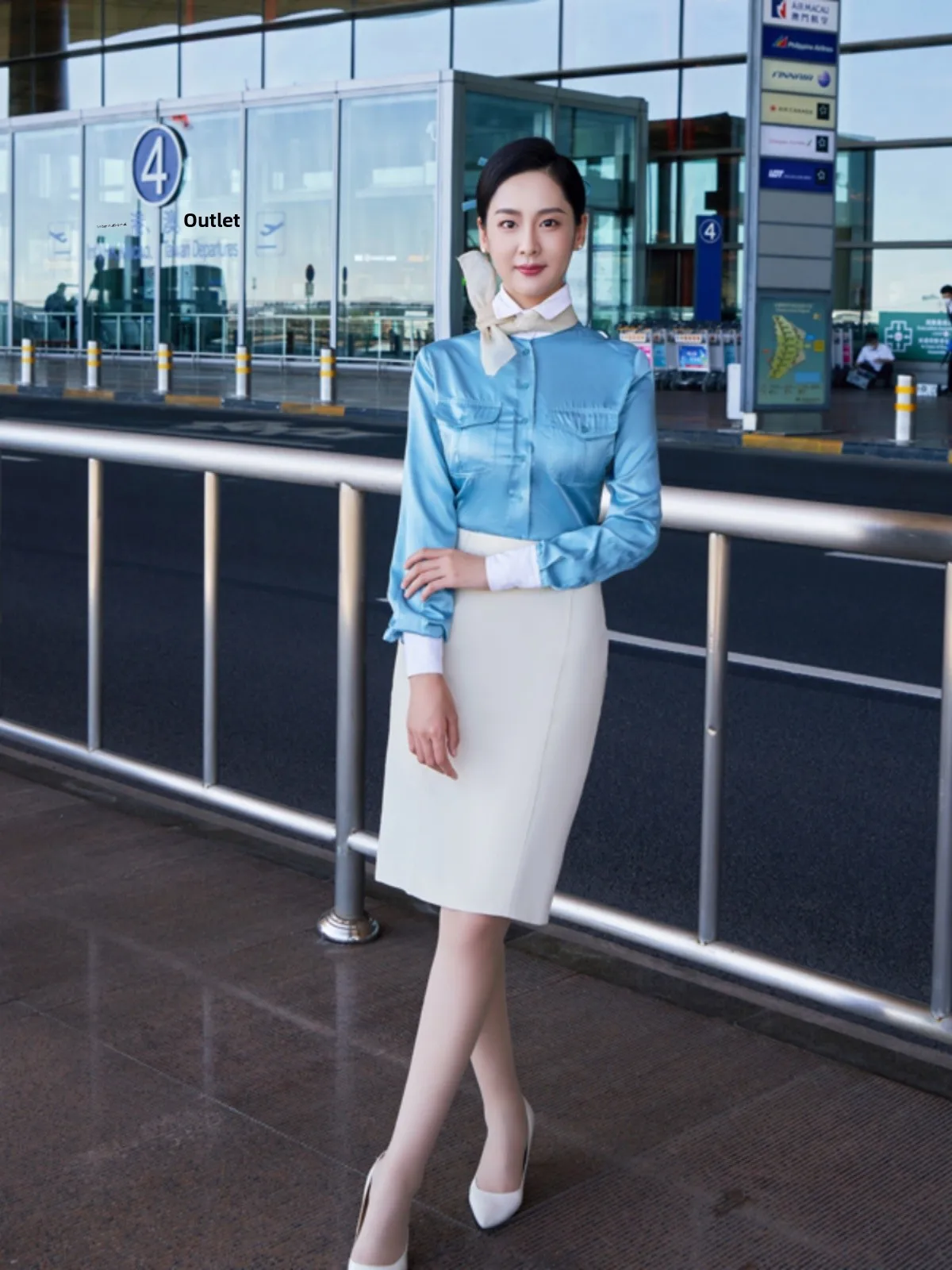 orme de Azata de Korean Air, Estilo E de Diosa, Ropa de Trabajo de Alta Gama, Ropa Profesional OL, Traje de Nego...