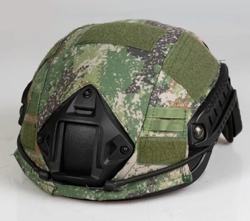 Suitable for FAST tactical helmet fabric cover hook & loop  removable protective helmet cap cover camouflage accessories