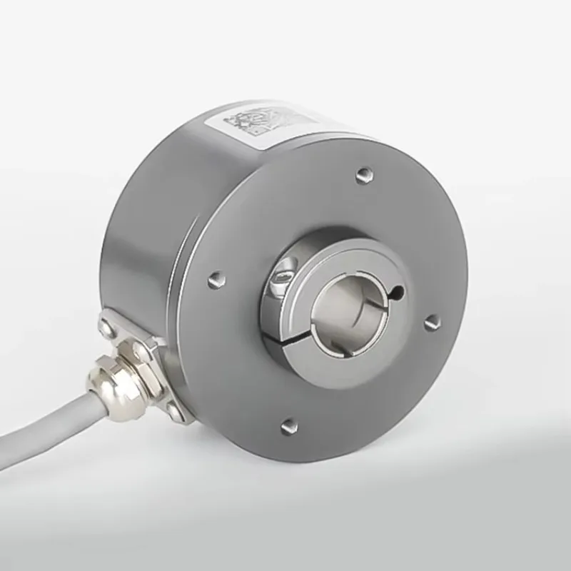 Incremental Optical Encoder K60-T6C1000Q15 Resolution 1000ppr Shaft Diameter 15mm IP65 Protection Spring Plate Mounting Replace