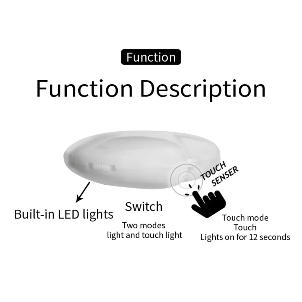 PC LED حقيبة يد ضوء الحب القلب/جولة على شكل جو مضيئة محفظة أضواء ديكور مع سلسلة المفاتيح هدية الإبداعية #3