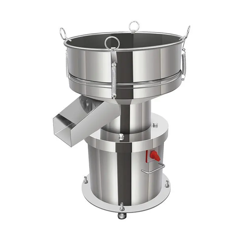 Screen Small All 304 Stainless Steel Vibrating Screening Machine Soy Milk Filter Food Flour Electric Screening Powder Machine