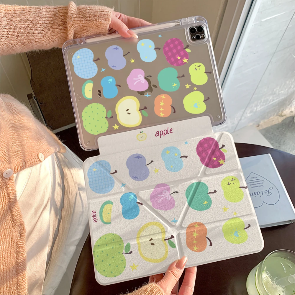 

Cute Colorful Apple Tablet Case For iPad Pro 11 12.9 13 M2 M4 M3 M5 Shell 8.3 9.7 10.2 5/6/7/8/9/10/11th Air 1 2 3 4 5 6 Cover