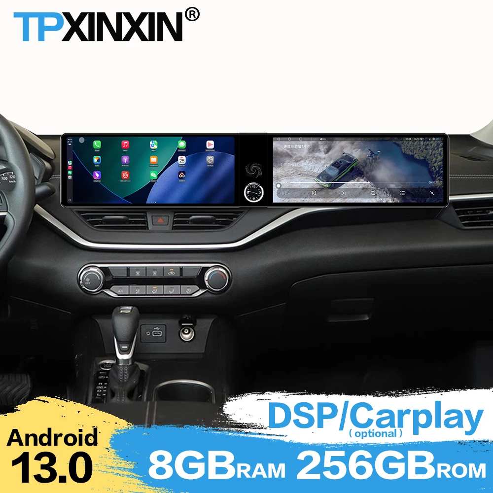 8 core Dual-screen Android Auto For Nissan Teana 2019~2021 Car Radio Multimedia GPS Navigation Video Stereo Receiver Head Unit