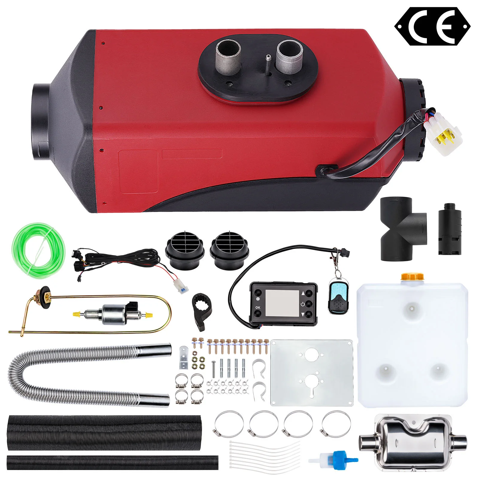 12V 5KW Diesel Air Heater Remote Control LCD for Thermostat Caravan Trailers RV