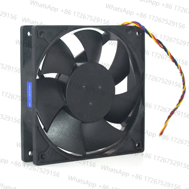 PWM Fan For AVC DS12025B12H 120X120X25mm DC 12V 0.75A 2 Ball Bearing Fan High Speed CFM Airflow Axial Cooling 12cm
