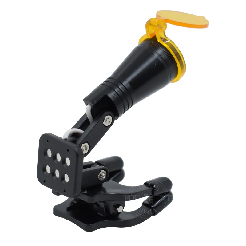 5W 탈착식 LED 헤드라이트 무선 2개 배터리 포함 조절 가능한 빛 치과용 확대경용