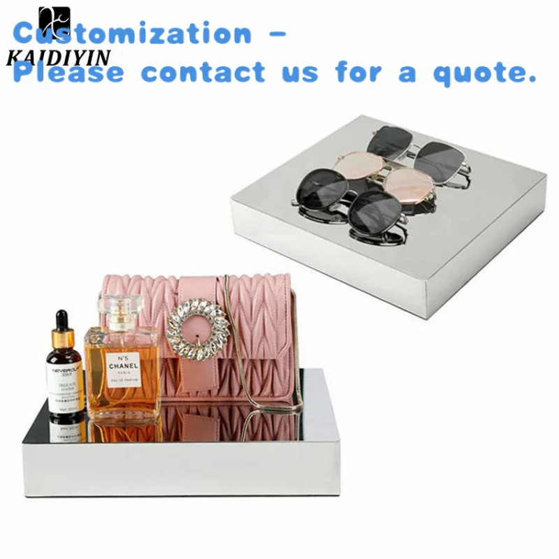 

custom.New Arrival Stainless Steel Display Rack Shoe Racks Store Display Mirror Surface Handbag Rack Display