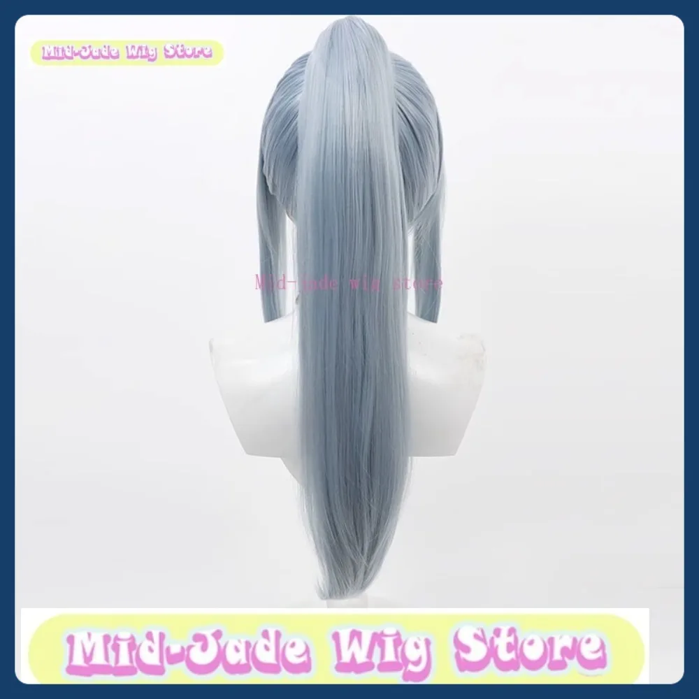 منتصف اليشم شعر مستعار مخزن Mashle Abyss الحلاقة شعر مستعار تأثيري أنيمي لعبة لعب الأدوار الشعر الاصطناعية هالوين ملابس تنكرية للحفلات الدعائم