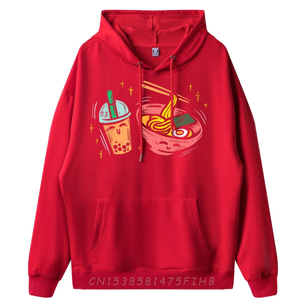Ramen Bubble Boba Milk Tea Japanese Noodle Free Shippping Items Lowest Prices New Hoodies High Quality Men's Sweater Geek