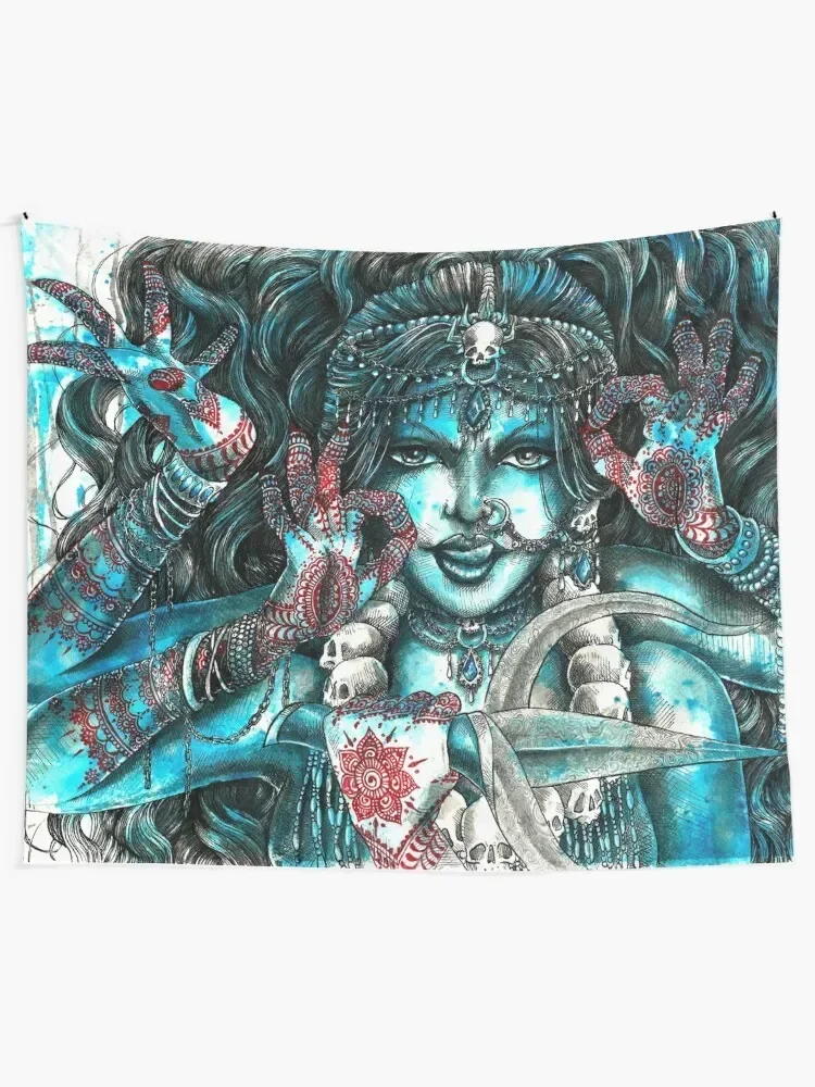 Goddess Kali Tapestry Bedrooms Decorations Wall Decoration Tapestry