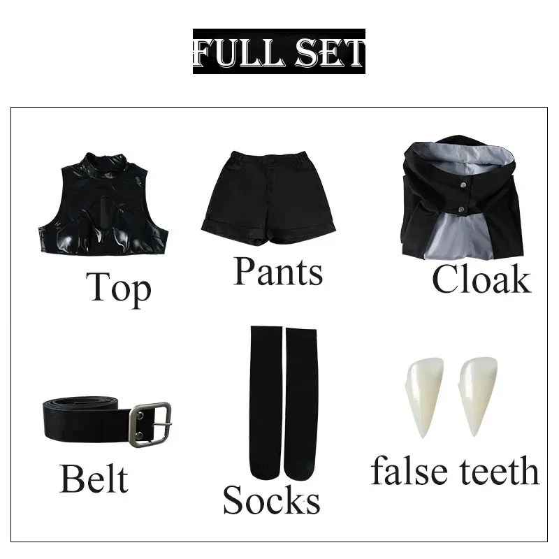 أزياء أنيمي Yofukashi No Uta التأثيرية Nanakusa Nazuna التأثيرية أزياء نداء الليل التأثيرية عباءة الهالوين