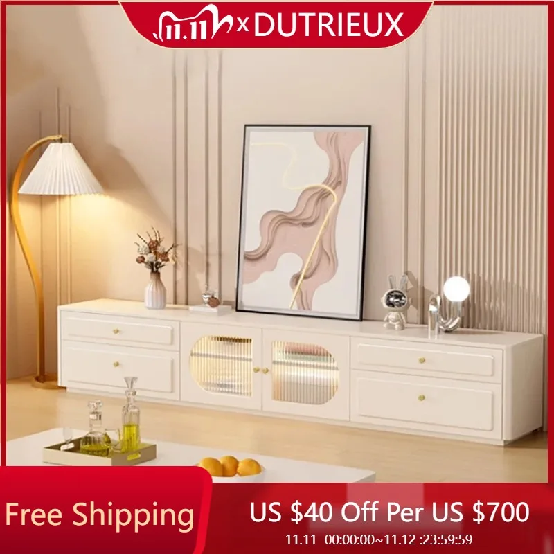 

Large Design Tv Consoles Cabinet Elegant Style Boho Simple Clear Tv Stands Room Decor Beauty Archivadores Ornaments Home Decor