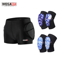 WOSAWE Boys Girls Youth Child Kids Body Protection Motocross Padded Shorts Skiing Skating Motorcycle Care Armor Knee Elbow Pads