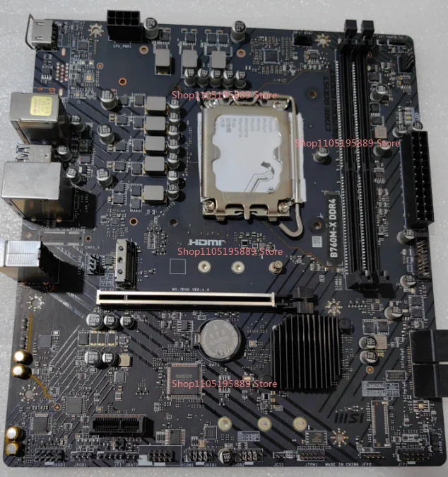 

For MSI B760M-X D4 Main Board 1700 Pins Support 12th, 13th and 14th Generation Core Processors