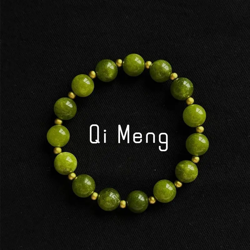 New Chinese Style White Olive Beaded Bracelet Summer Green Elegant Fine Jewelry High Beauty Value Wrist Mori Hand String Women's