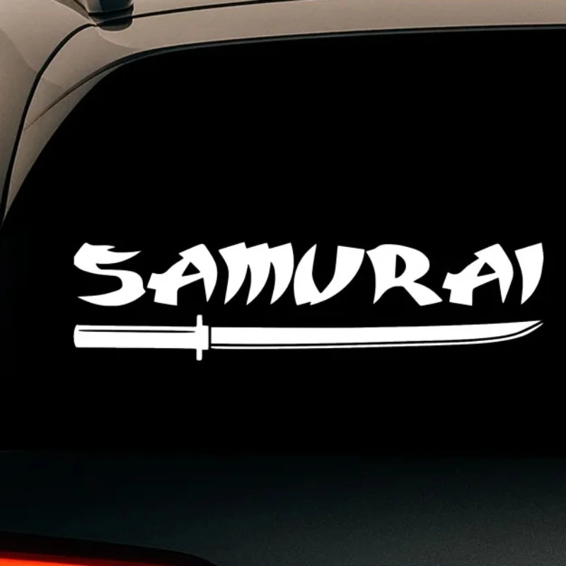 

Водонепроницаемая наклейка-декаль для украшения автомобилей Samurai JDM, подходит для окон, кузова, капотов, багажников, бамперов.