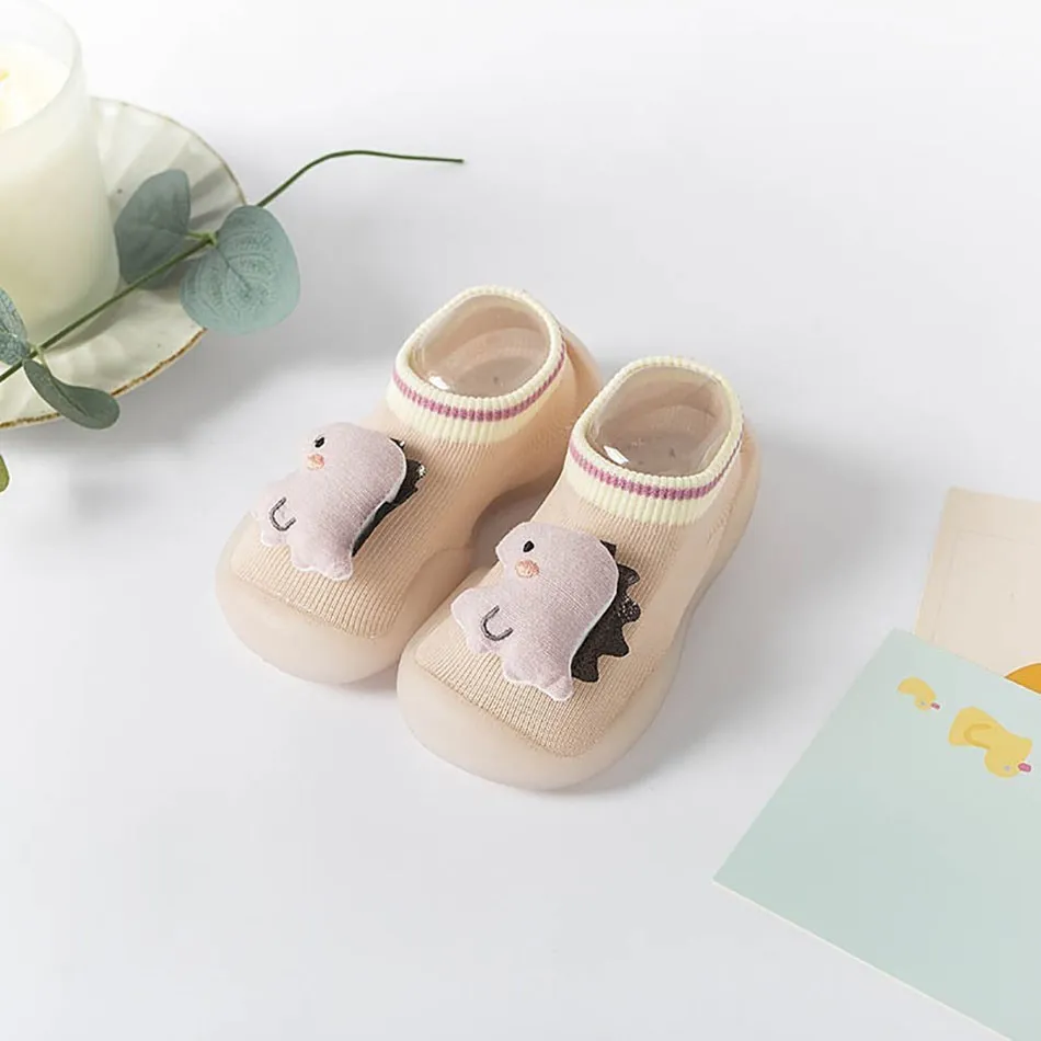 Zapatos antideslizantes de goma para bebé, niña, niño, recién nacido, muchos zapatos con patrón de dibujos animados encantadores, zapatos para